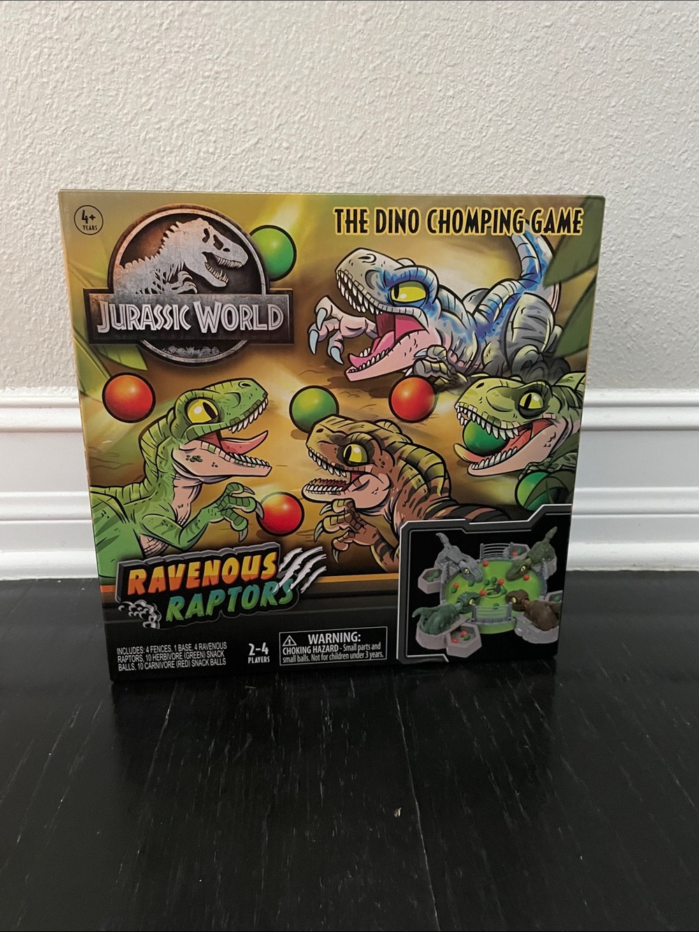 Jurassic World Ravenous Raptors The Dino Chomping Game